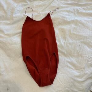Urban Outfitters Out From Under Women’s Small Rust Ribbed Bodysuit